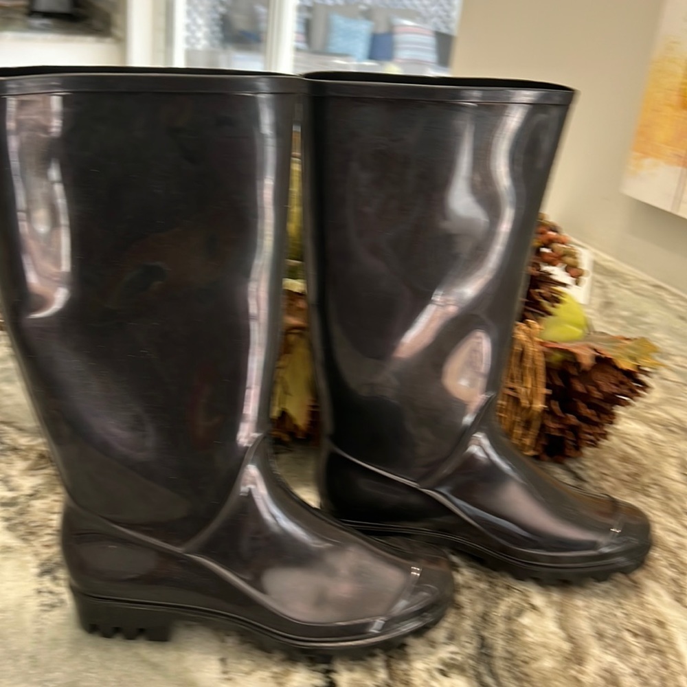 Women’s‎ EASY USA Rain Boots Black